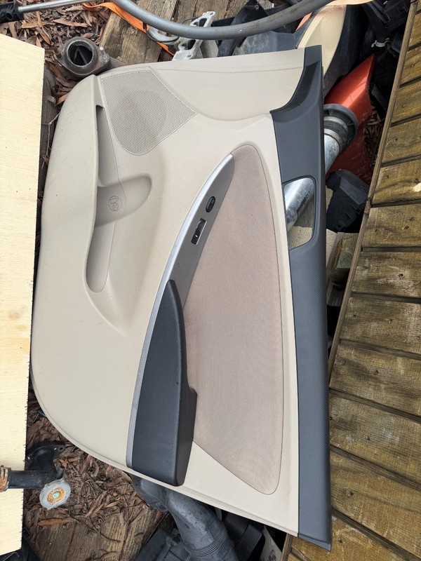 2012-2017 HYUNDAI ACCENT OEM TAN BEIGE RH PASSENGER SIDE FRONT DOOR PANEL CARD