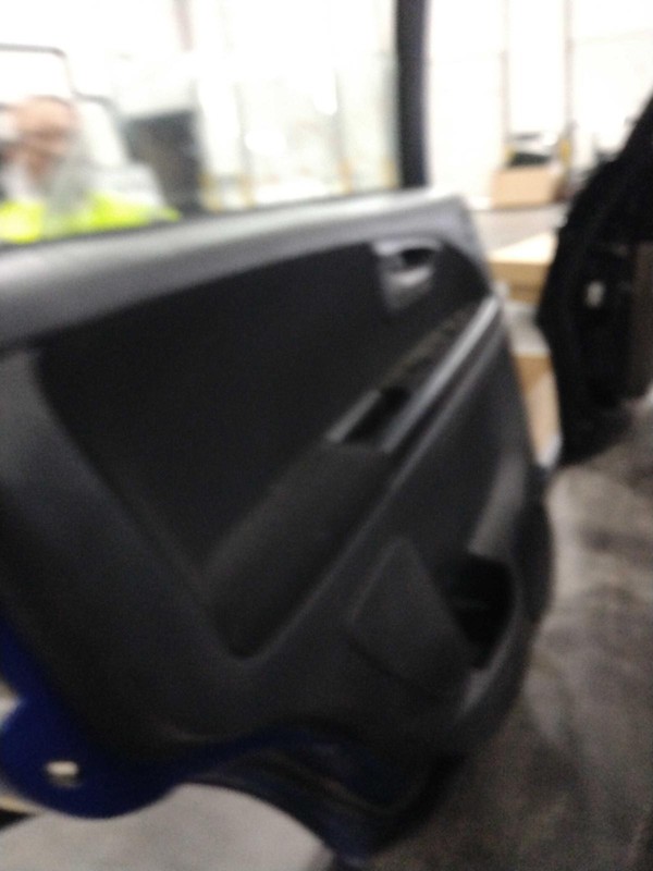 2012 Suzuki SX4 Left Rear Door Blue Good Condition 94000 Miles OEM 153817