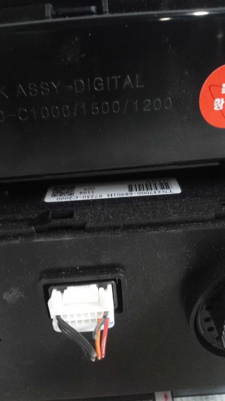 2015 Hyundai Sonata A/C Selector Switch OEM Black 97250C2000 94K Miles