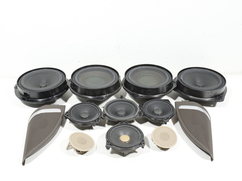 12-15 MERCEDES ML350 W166 FRONT REAR LEFT RIGHT AUDIO SOUND SPEAKER SET 12 OEM