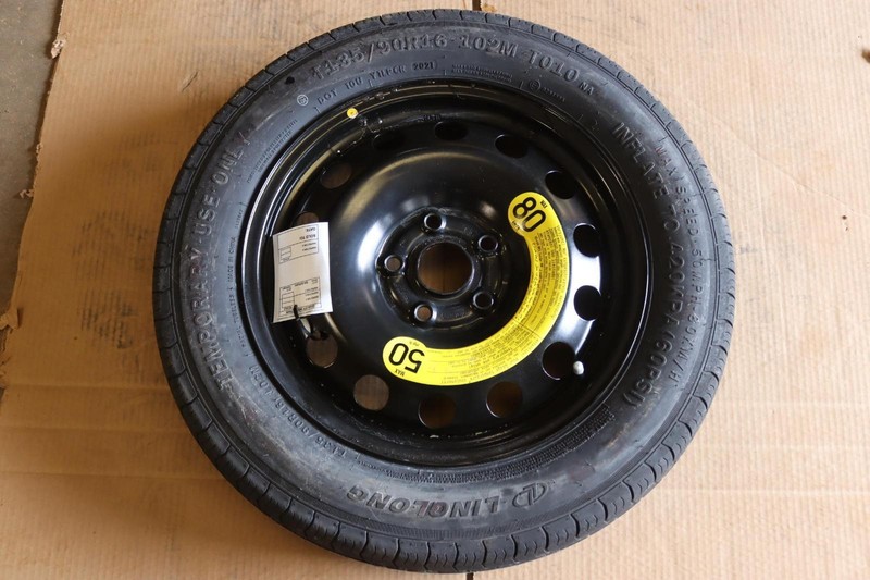 2012-2022 VOLKSWAGEN VW PASSAT SPARE WHEEL TIRE R16 T135/90 102M OEM