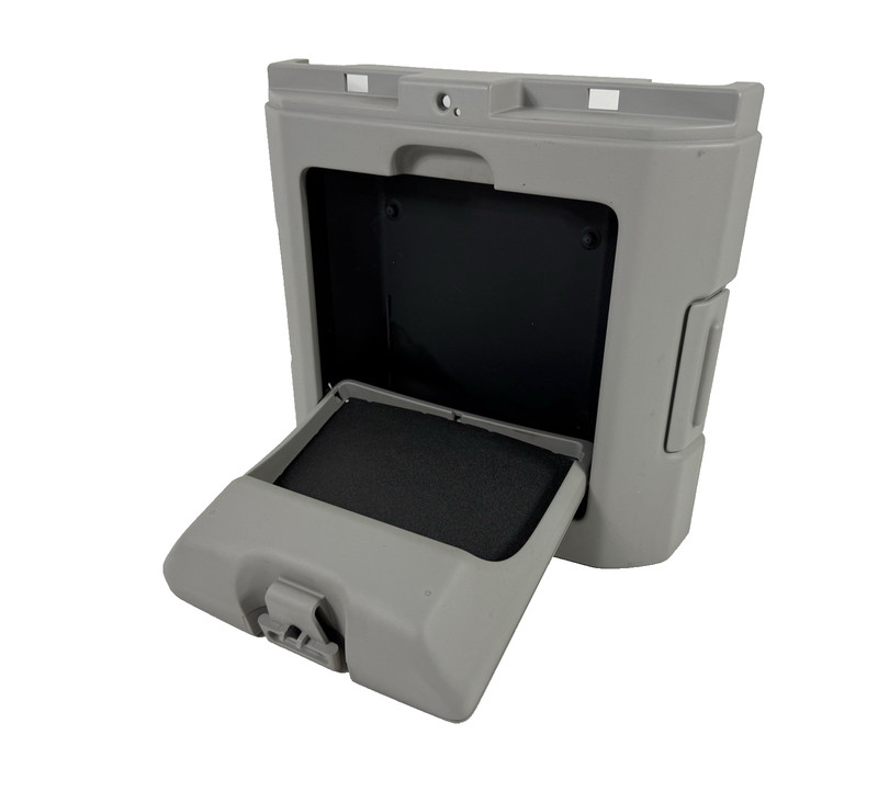 2004-2008 Ford F150 Overhead Console Cubby Track Storage Gray OEM