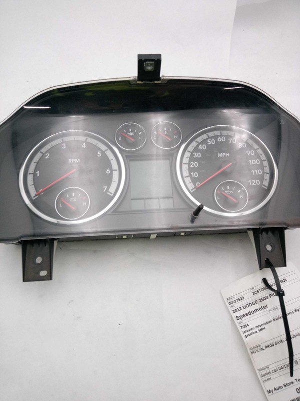 2012 RAM DODGE 2500 PICKUP Speedometer Gauge OEM Grey 137k Miles NJ25-27529