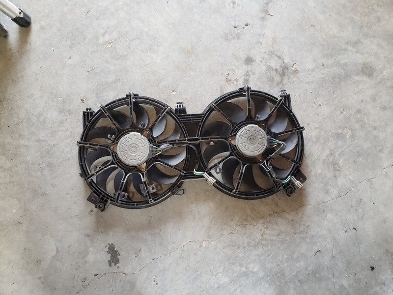 Radiator Fan Motor Fan Assembly Coupe 4 Cylinder Fits 11-13 ALTIMA