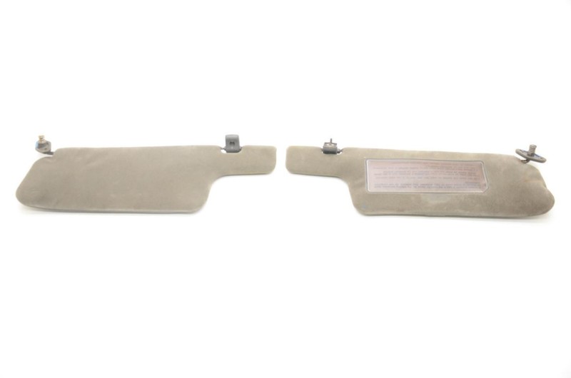 1984-1986 Nissan 300ZX Z31 2+0 Pair of Driver and Passenger Gray Sun Visors