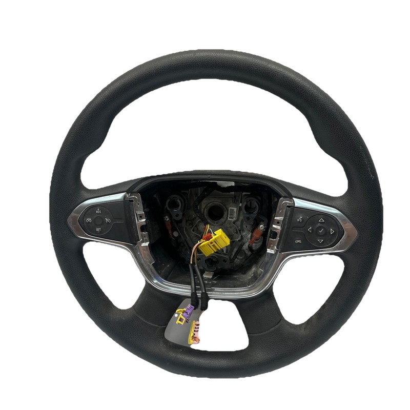 Chevrolet Traverse steering wheel 2018 to 2021 leather black assy OEM 84439177