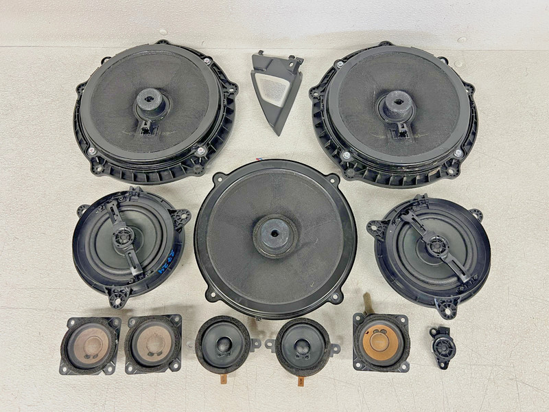 ⭐2014-2024 INFINITI Q50 FRONT/REAR DOOR SPEAKER+SUBWOOFER+TWEETER SET LOT2724
