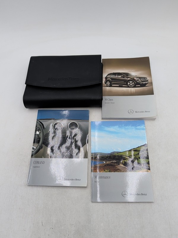 2011 Mercedes Benz M CLASS 350 450 550 ML 63 AMG Owners Manual Set Comand Case