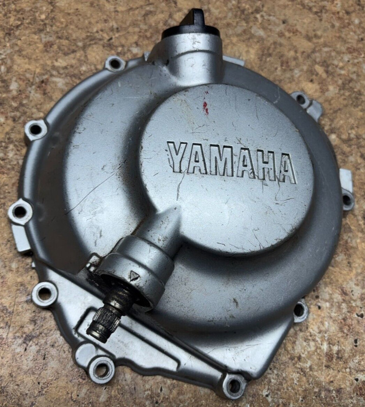 2002 YAMAHA YZFR6L YZFR6 YZF R6 R 6 Engine Clutch Cover Panel Case Casing 02 C10
