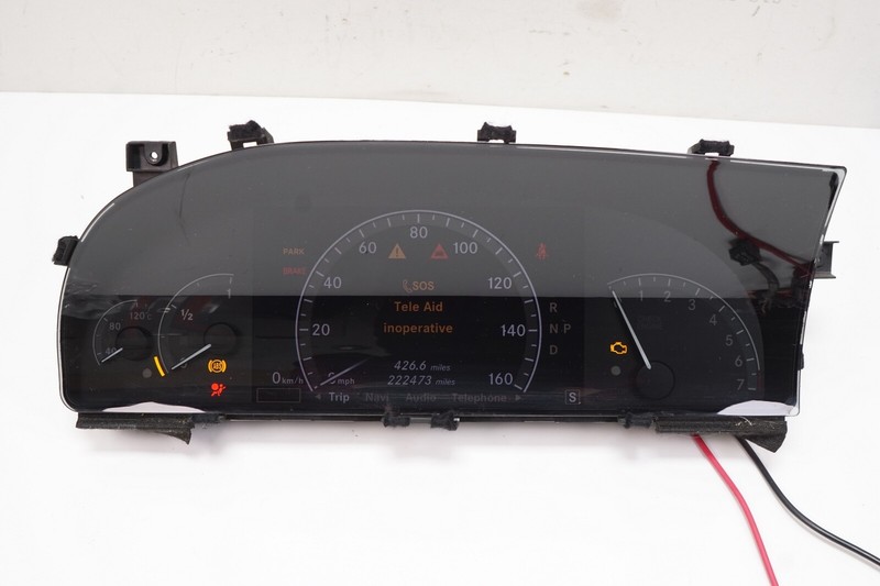 MERCEDES S-Class CL Gauge Instrument Cluster Speedometer 222K OEM 2007 - 2009