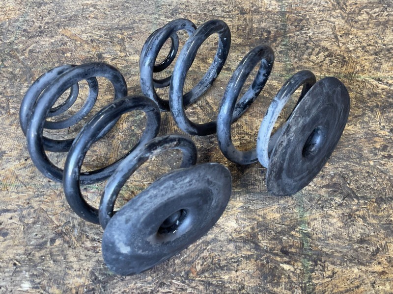 BMW E85 E86 E46 M3 Z4 Rear Suspension Shock Barrel Coil Springs Pad Set! OEM ✅
