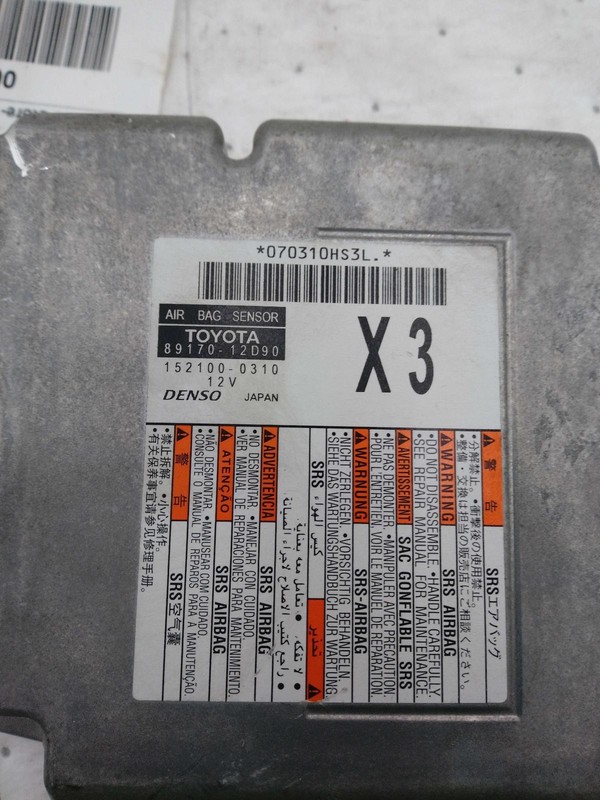 Used Air Bag Module fits: 2020 Toyota Corolla Air Bag Hatchback air bag under co