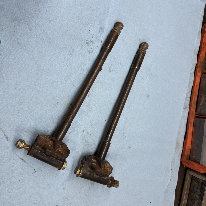 1972 Chaparral Firebird Vintage Snowmobile front ski spindles modified