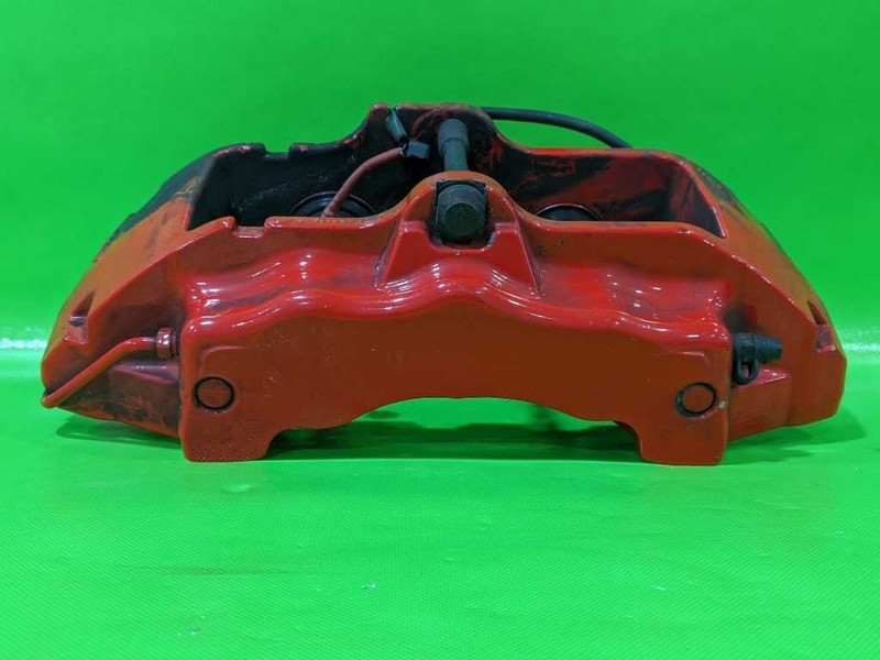 04-10 CAYENNE DRIVER LEFT FRONT RED BRAKE CALIPER 14.49" BREMBO4096-111