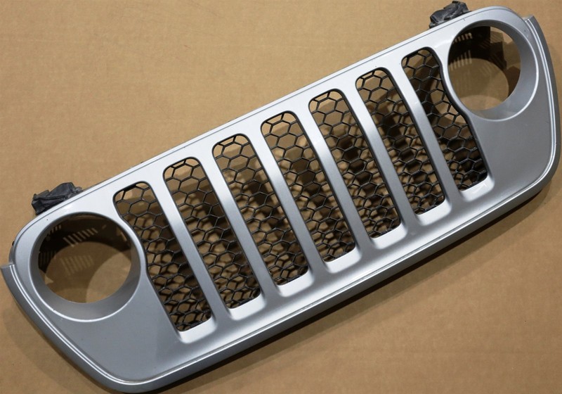 18-23 Wrangler JL Gladiator JT Front Grille 68457083AA Silver Jeep OEM Factory