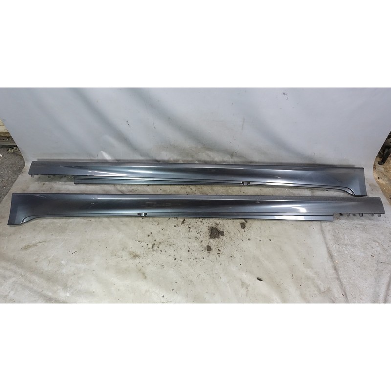 11-16 BMW F10 5-Series Sedan M Aero Outside Side Skirt Pair Singapore Grey OEM
