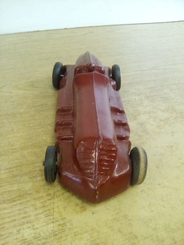 Vintage E.R Roach Industries Aluminum Toy Race Car "READ DESCRIPTION"