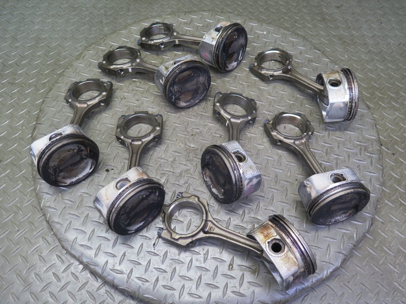 2005-2009 LEXUS UZJ120L GX470 4.7L 2UZFE ENGINE PISTON CONNECTING ROD SET OF 8