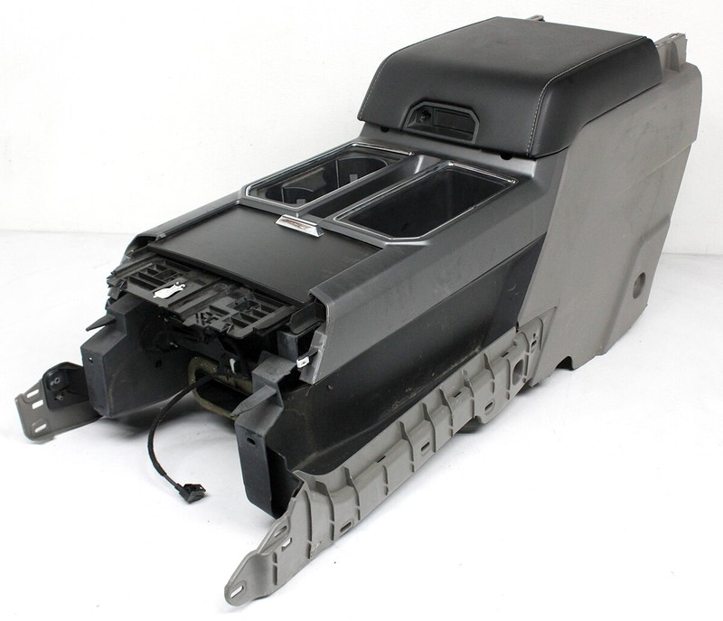 OEM Front Center Floor Console For Ford F150 Black JL3Z-15045A36-BB