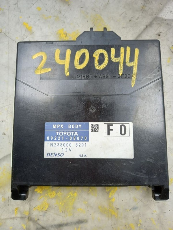 Chassis ECM Multiplex Network Left Hand Dash Fits 11-13 SIENNA 514787