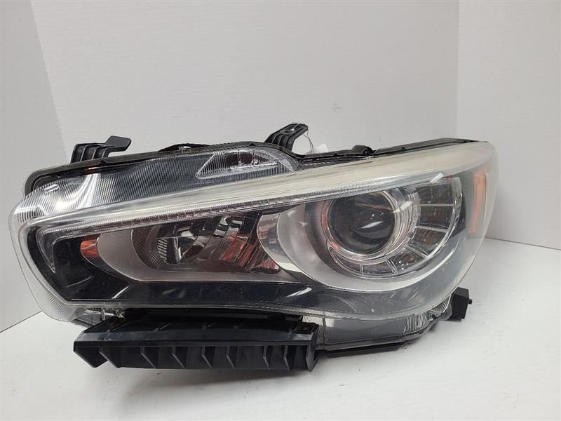 Driver Headlight LED Without Adaptive Headlamps Fits 14-17 INFINITI Q50 562426