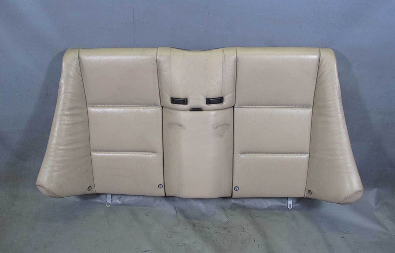 BMW E46 3-Series Convertible Rear Seat Backrest Cushion Pad Beige Leather 00-06