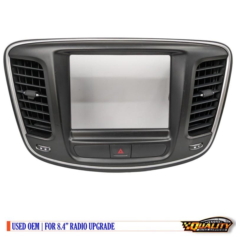 2015-2017 Chrysler 200 8.4 Navigation Radio Screen Dash Bezel Trim P68160143Aa