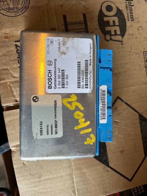 01-03 BMW 330 325 530 525 TCM TCU Transmission Computer Control Module2460751426