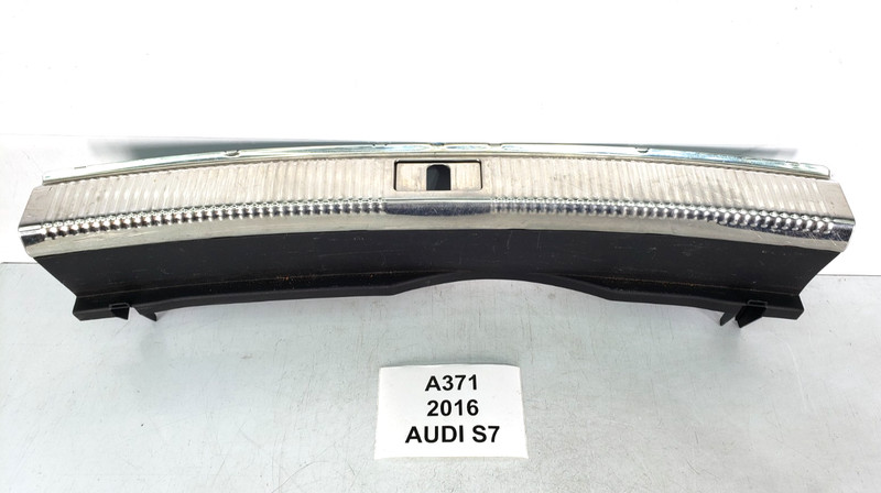 ✅ 12-18 OEM Audi A7 S7 RS7 Rear Trunk Latch Lock Sill Scuff Plate Trim Cover*