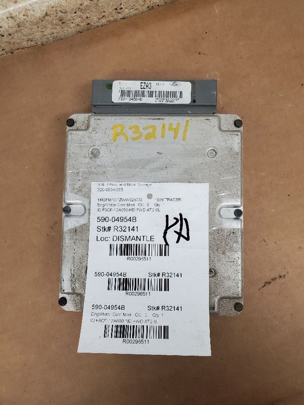 Engine ECM Electronic Control Module Below Center Dash Fits 98 ESCORT 296511