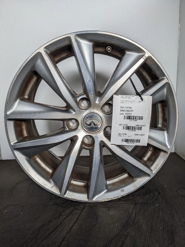 Wheel 17x7-1/2 Alloy 5 V Spoke Machined Fits 16-21 INFINITI Q50 1138006