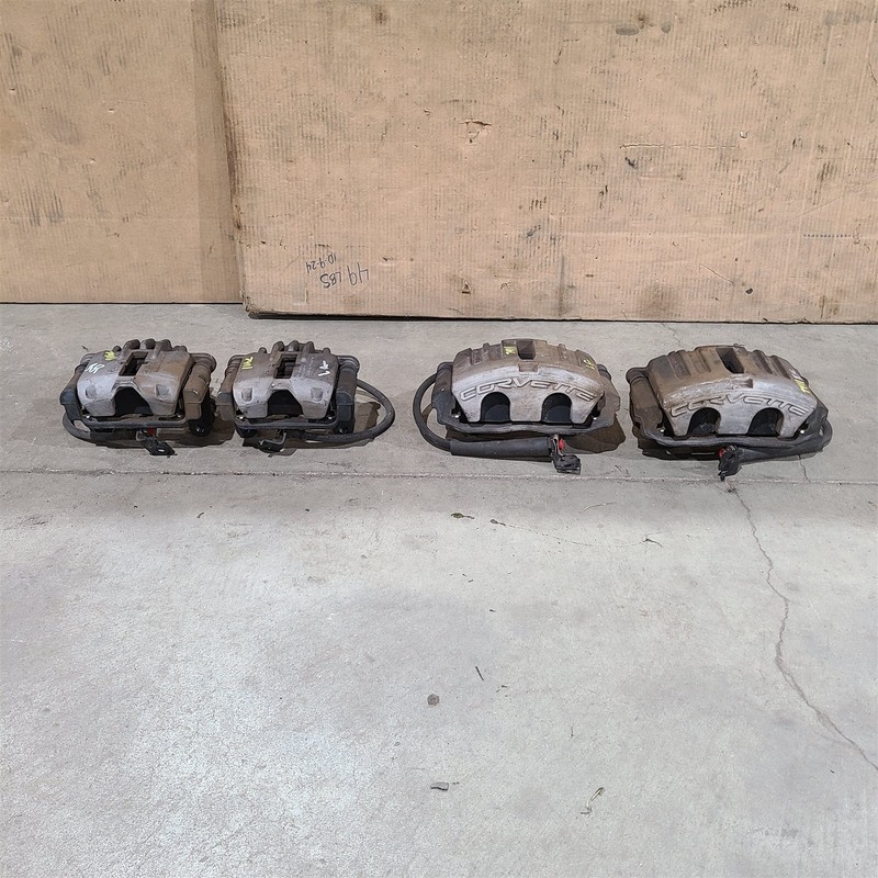 05-13 Corvette C6 Pbr Brake Calipers Front & Rear Set Base Model Aa7411