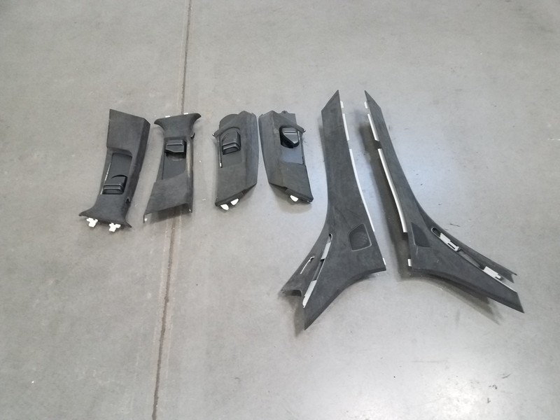 2012 Mercedes AMG E 63Wagon B C Pillar Trim Panels #83055 P11