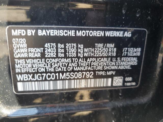2021 BMW X1 Rack and Pinion Assembly OEM Black 2.0L 40K Miles Genuine Parts
