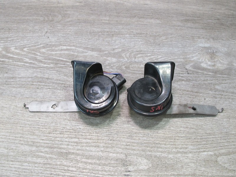 2008-2014 BMW E71 E72 X6 HIGH & LOW TONE NOTE PITCH HORN SIGNAL SET OF 2