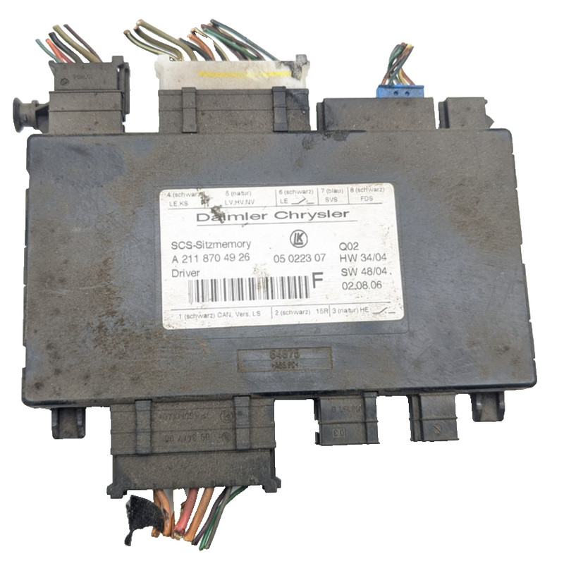 03-12 Mercedes W219 CLS500 GL550 R350 SLK350 Seat Control Module 2118704926