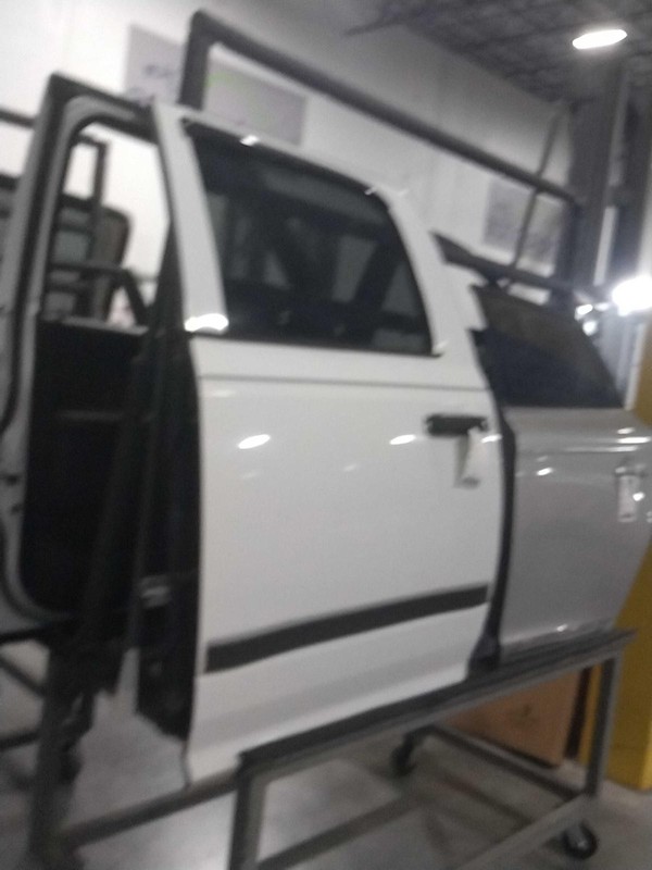 2012 RAM DODGE 2500 Pickup Left Door White OEM Used 133K Miles 51180