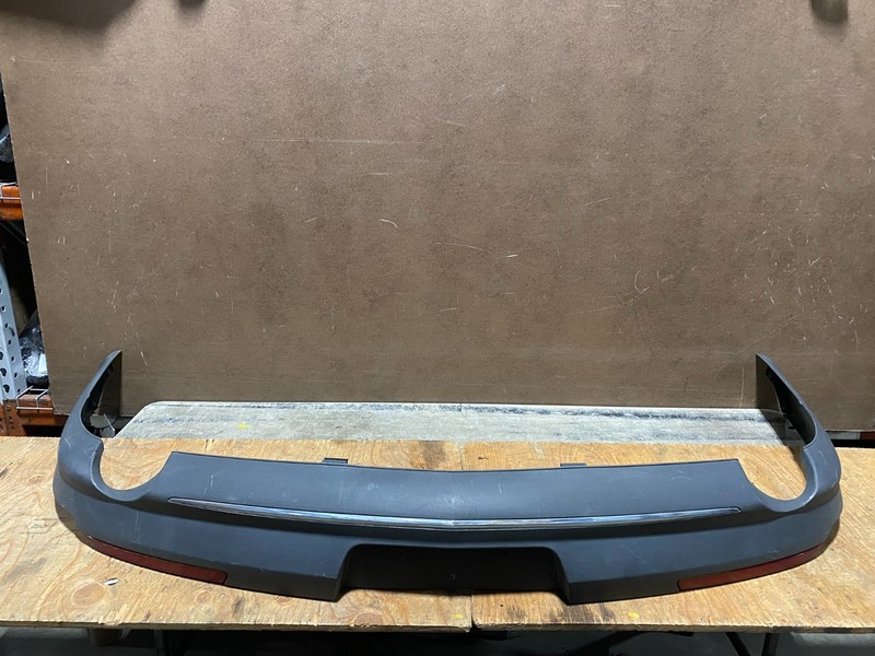 2013 to 2016 Lincoln MKS Rear Bumper Cover White With Parking Sensors OEM X0033