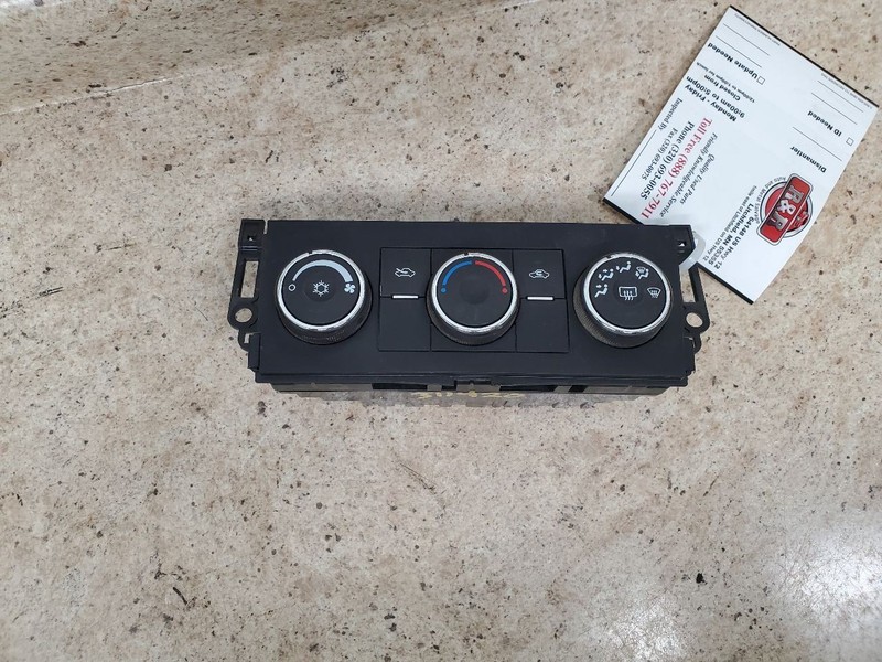 Temperature Control With AC Manual Control Fits 07-09 SIERRA 1500 PICKUP 303804