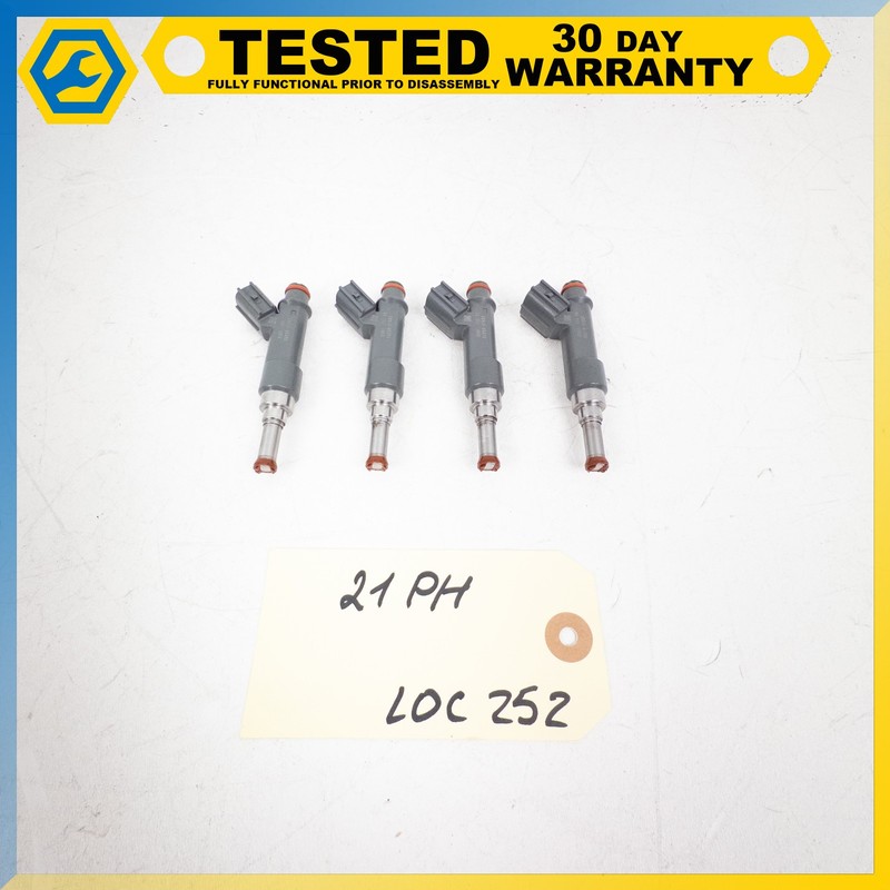 16-22 Toyota Prius Prime FUEL INJECTOR SET OF 4 OEM
