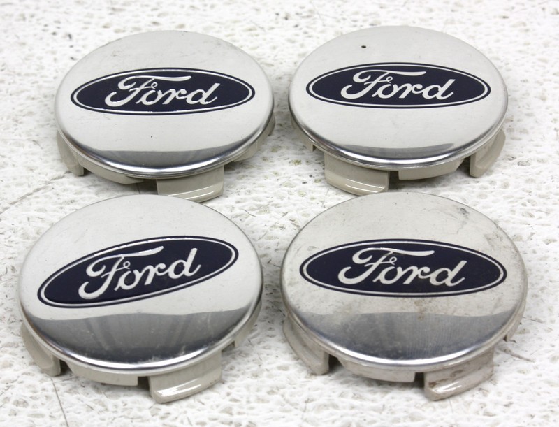 OEM Set Of 4 Chrome Center Caps For 2010-2025 Ford Models FL34-1A096-EB Scratche