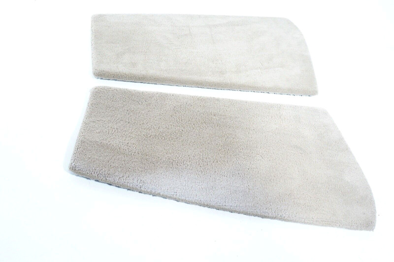 07 08 09 10 BMW X5 CENTER CONSOLE LEFT & RIGHT CARPET TRIM SET OF 2 BEIGE OEM
