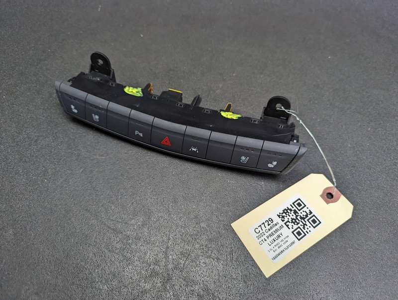 Seat Heat Lane Keep Hazard Control Switch 2022 Cadillac CT4 84544736 2020 2021