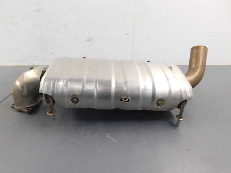 #6890 J5 - 2020 19 21 Polaris RZR XP4 Turbo S Exhaust Muffler 850 Miles