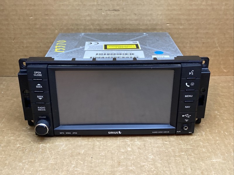 2007-2010 Jeep Dodge Chrysler RER Touchscreen Radio DVD Player P05064401AJ