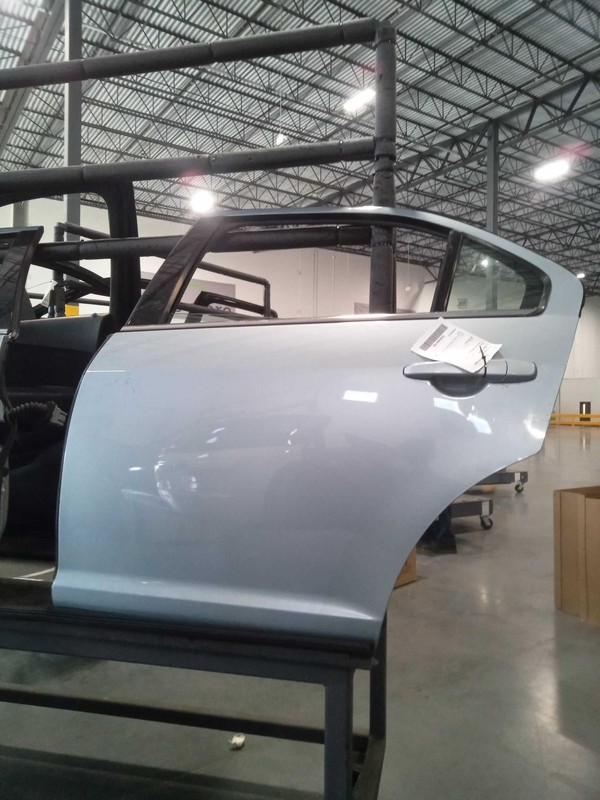 2010 Ford Fusion Left Rear Door Blue 179558 119K Miles Used OEM Part