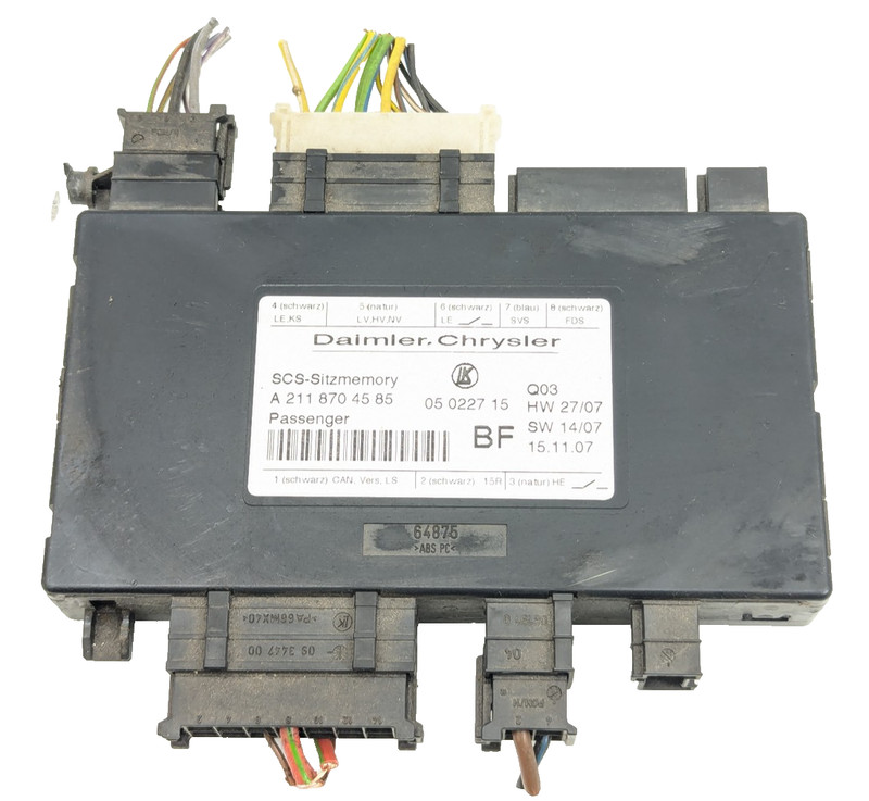 03-12 Mercedes W164 ML320 E63 AMG Front Right Seat Control Module 2118704585 OEM