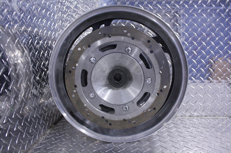 2009 TRIUMPH SPEEDMASTER REAR WHEEL RIM with BRAKE ROTOR DISC OEM 09