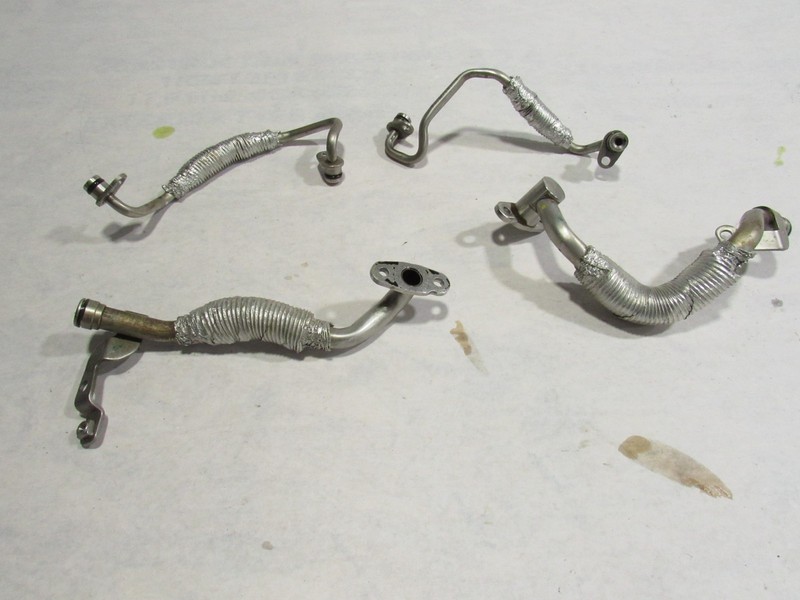 15-20 BMW M4 F82 2016 Turbocharger Turbo Oil Hose Pipe Line Tube Set 4 PCS ;:M