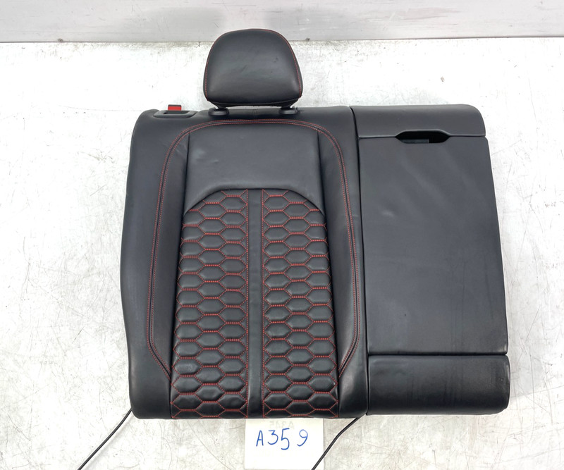 ✅ 18-24 Audi RS5 A5 S5 Coupe Rear Right Seat Upper Cushion Leather Black